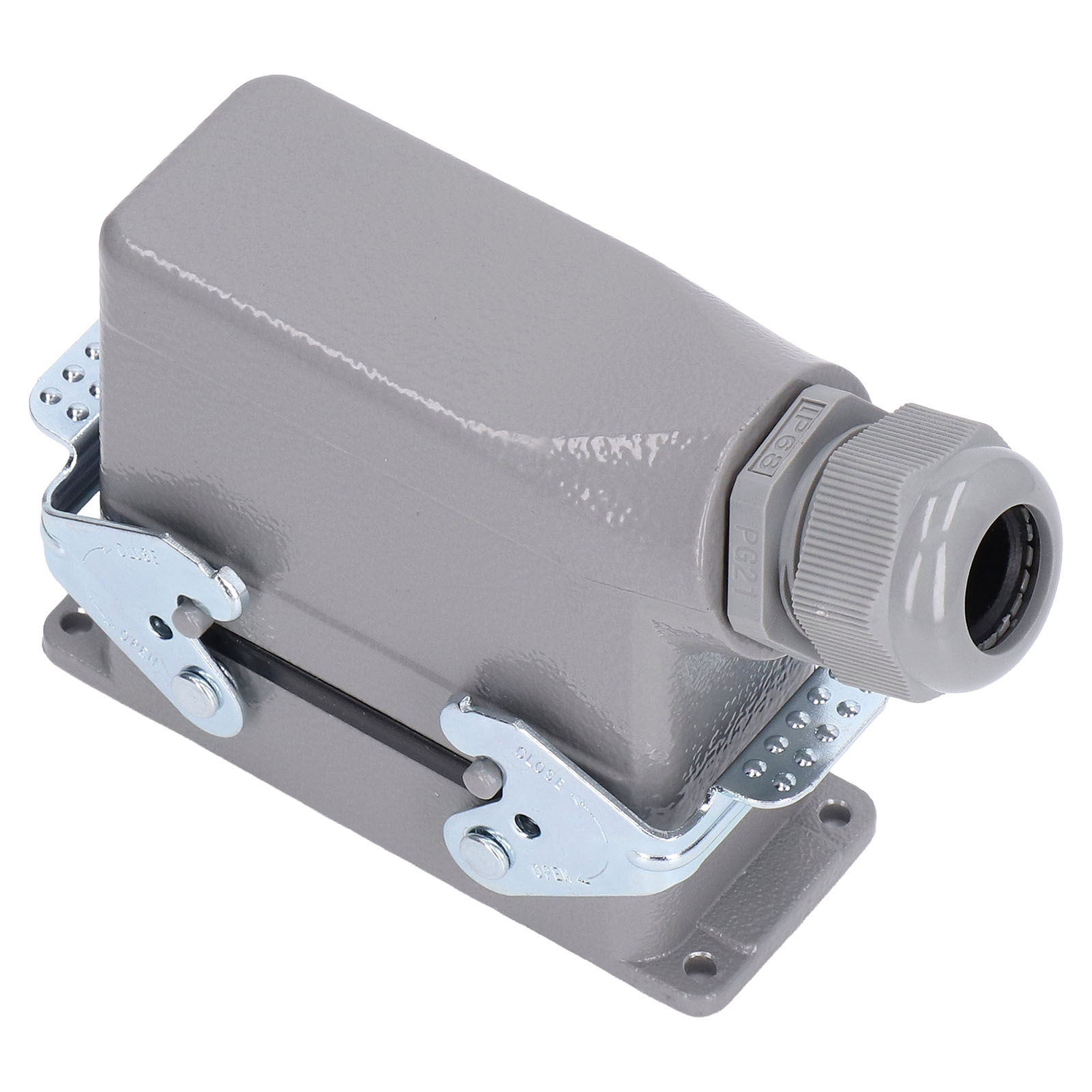 Wasserdichter Rechteckstecker Aus Aluminiumguss, 16a 500v Steckdosenset, Robust Für Den Industriellen Einsatz