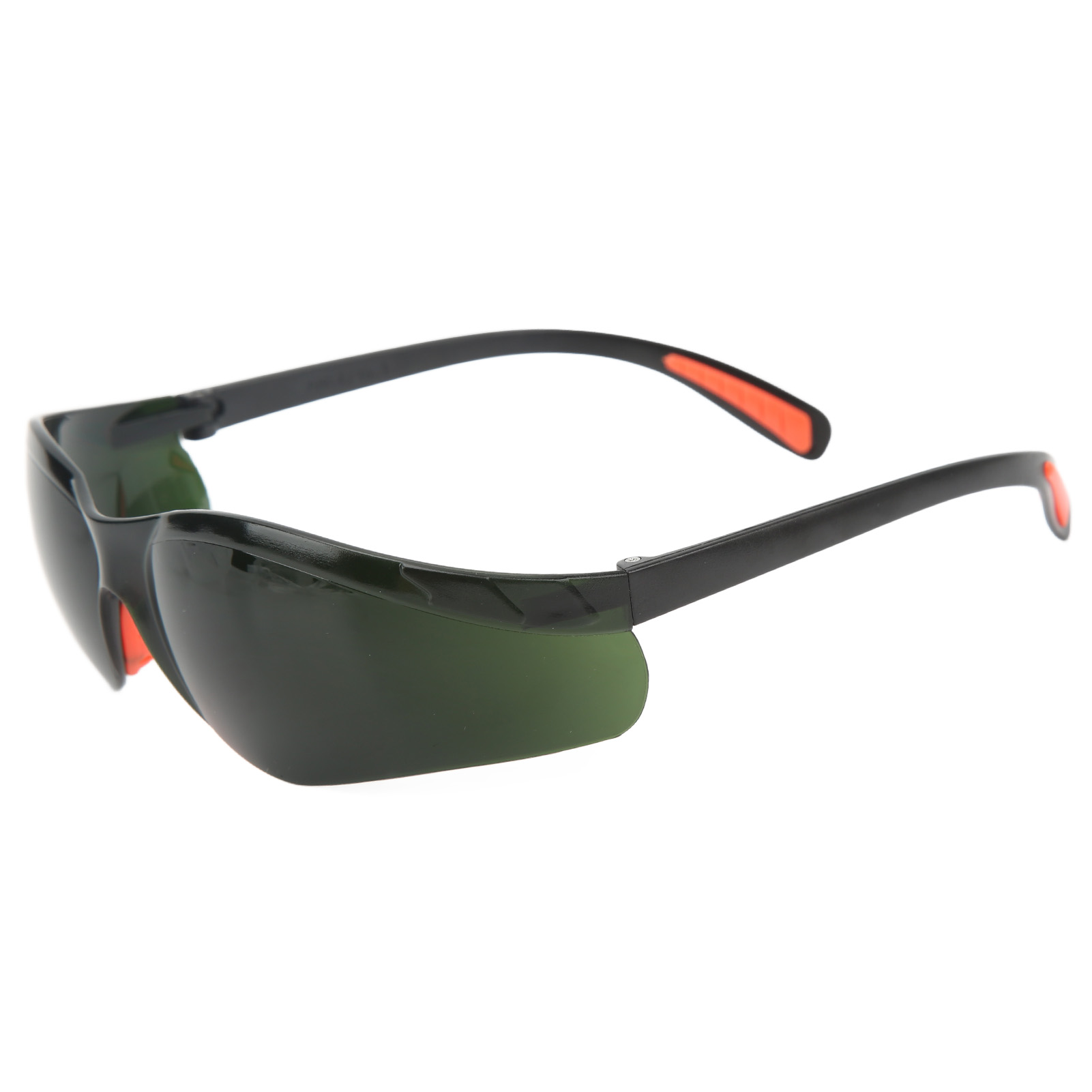 Blendfreie Wig-schweißerbrille, Atmungsaktiver Augenschutz, Komfortabler, Rutschfester Sitz, Dunkelgrün, Für Schweißarbeiten.