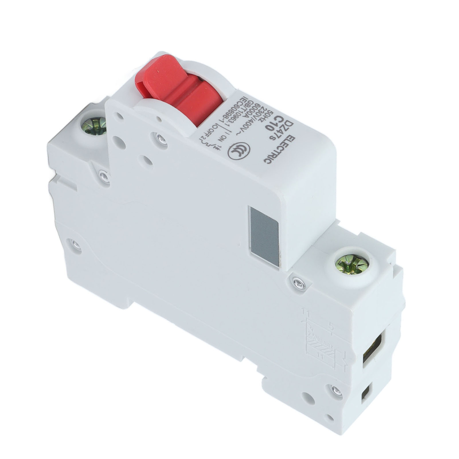 Modularer Leitungsschutzschalter 1p 10a 230v/400v Dz47s C10, Automatischer Schalter Für Din-schiene, Professioneller Leitungsschutz, C-kurve.
