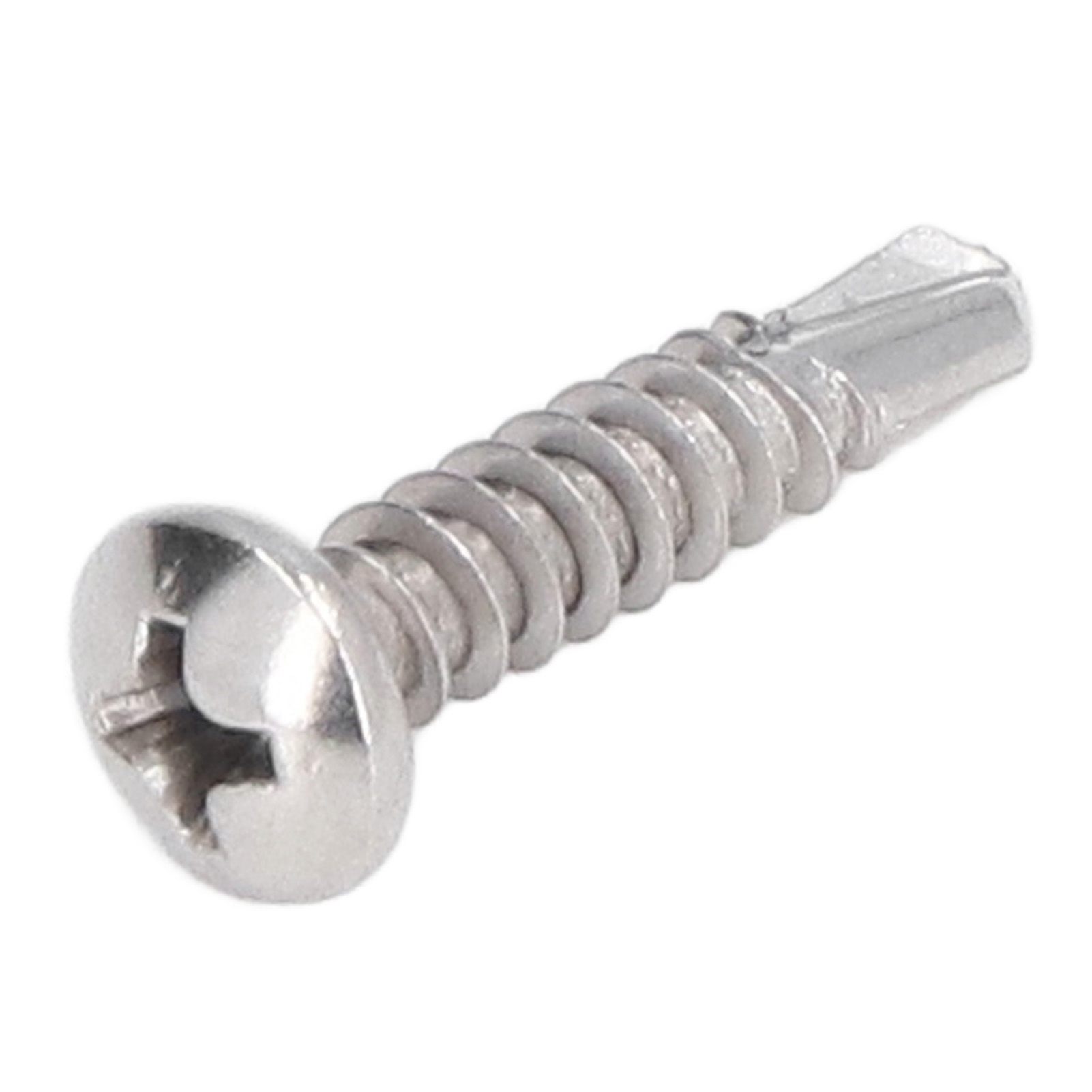 100 Stück Selbstbohrende Holzschrauben Aus Edelstahl Mit Rundkopf M4,2 X 19 Mm, Edelstahl-befestigungsset Für Professionelle Und Heimwerker-schrauben.