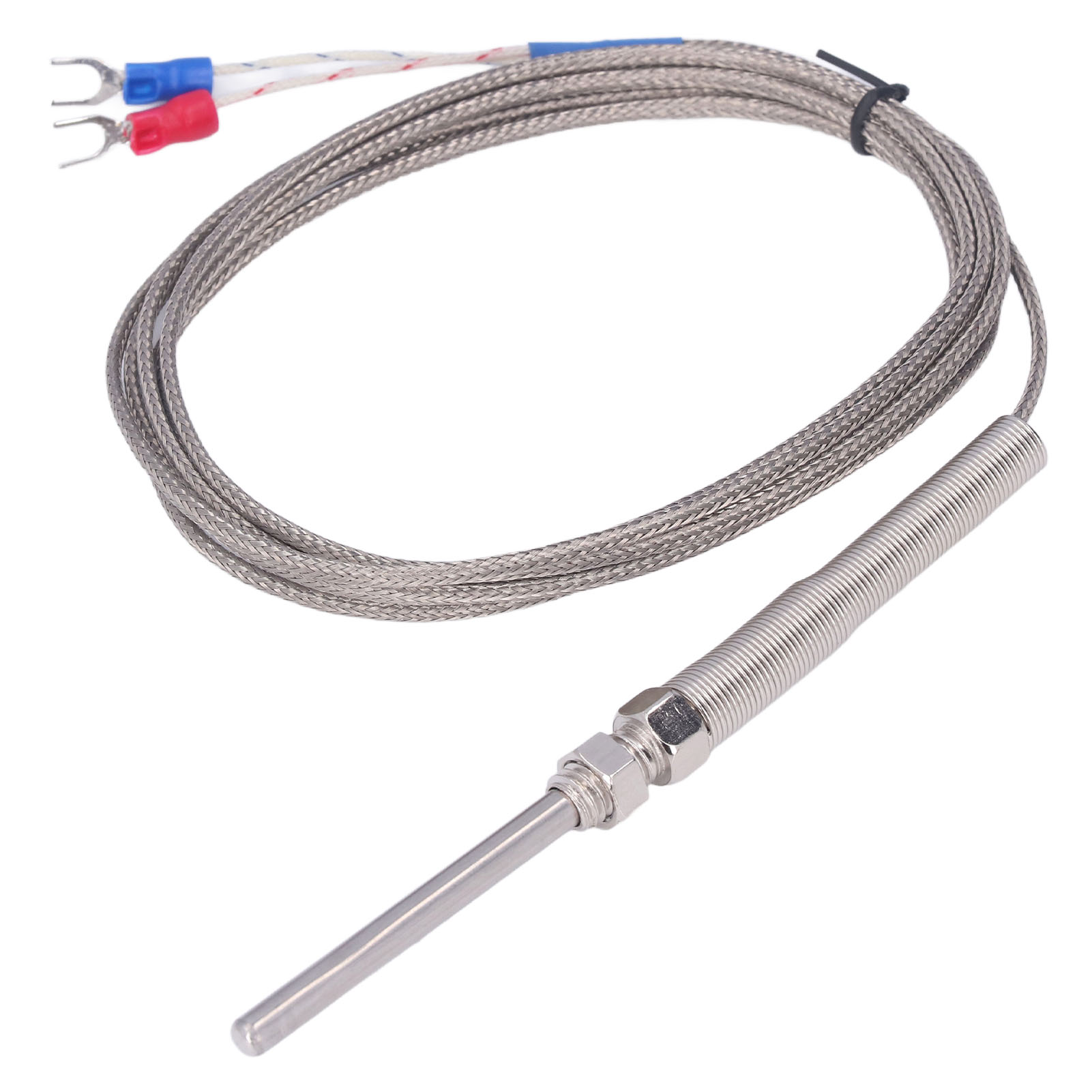 Thermoelementsonde Typ K 50 Mm, Temperatursensor 0-400 °c, Messzubehör Für Thermometer, Präzises Ersatzteil.