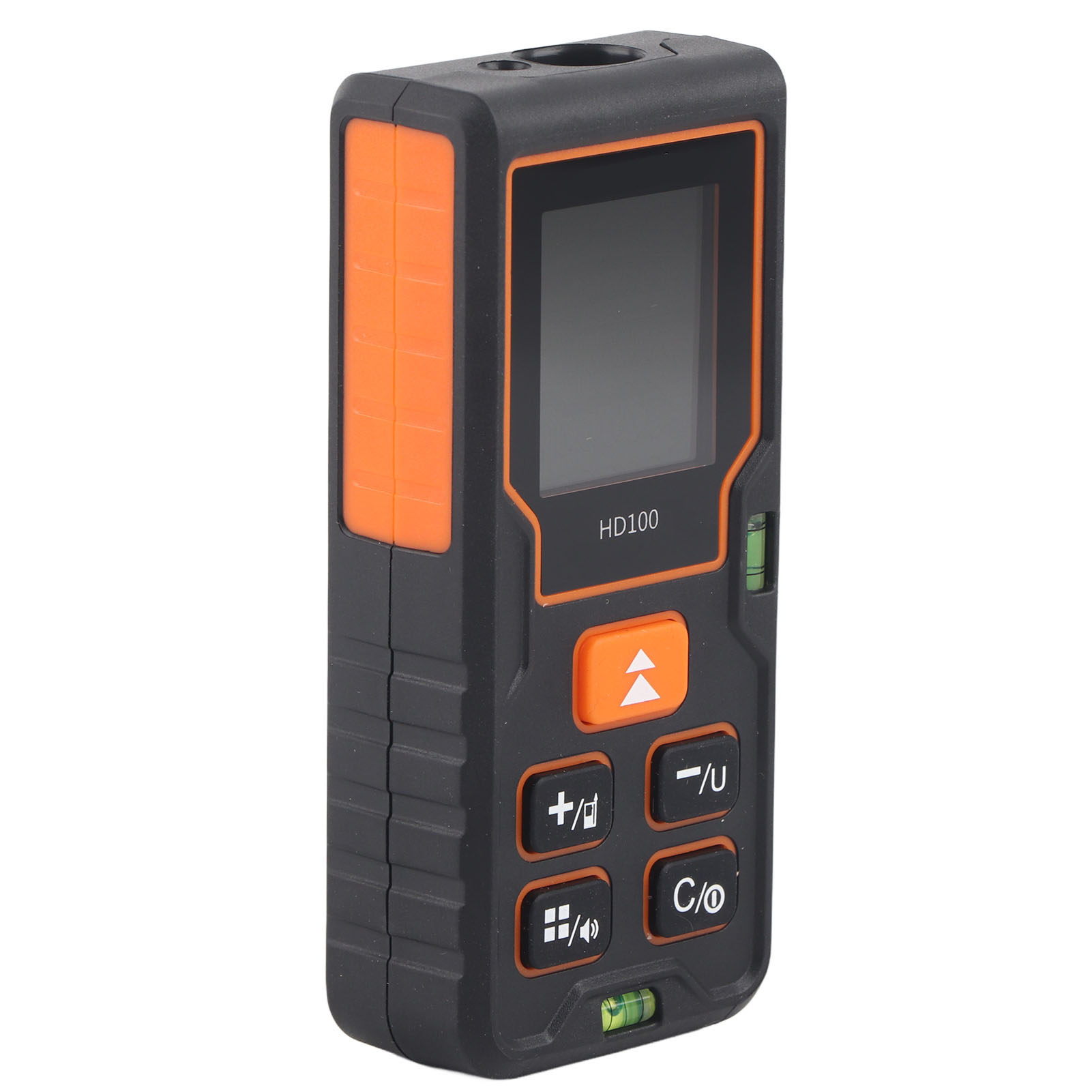 Hd100 Tragbarer Infrarot-laser-entfernungsmesser Mit Lcd-bildschirm, Doppelwasserwaage Und Digitalem Distanzdetektor Für Präzises Arbeiten