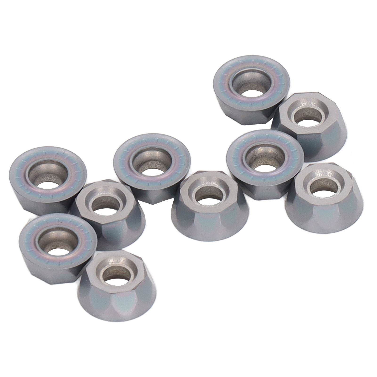 10 Stück Hartmetall-wendeschneidplatten Für Cnc-dreh- Und Fräswerkzeuge Für Stahl Und Edelstahl