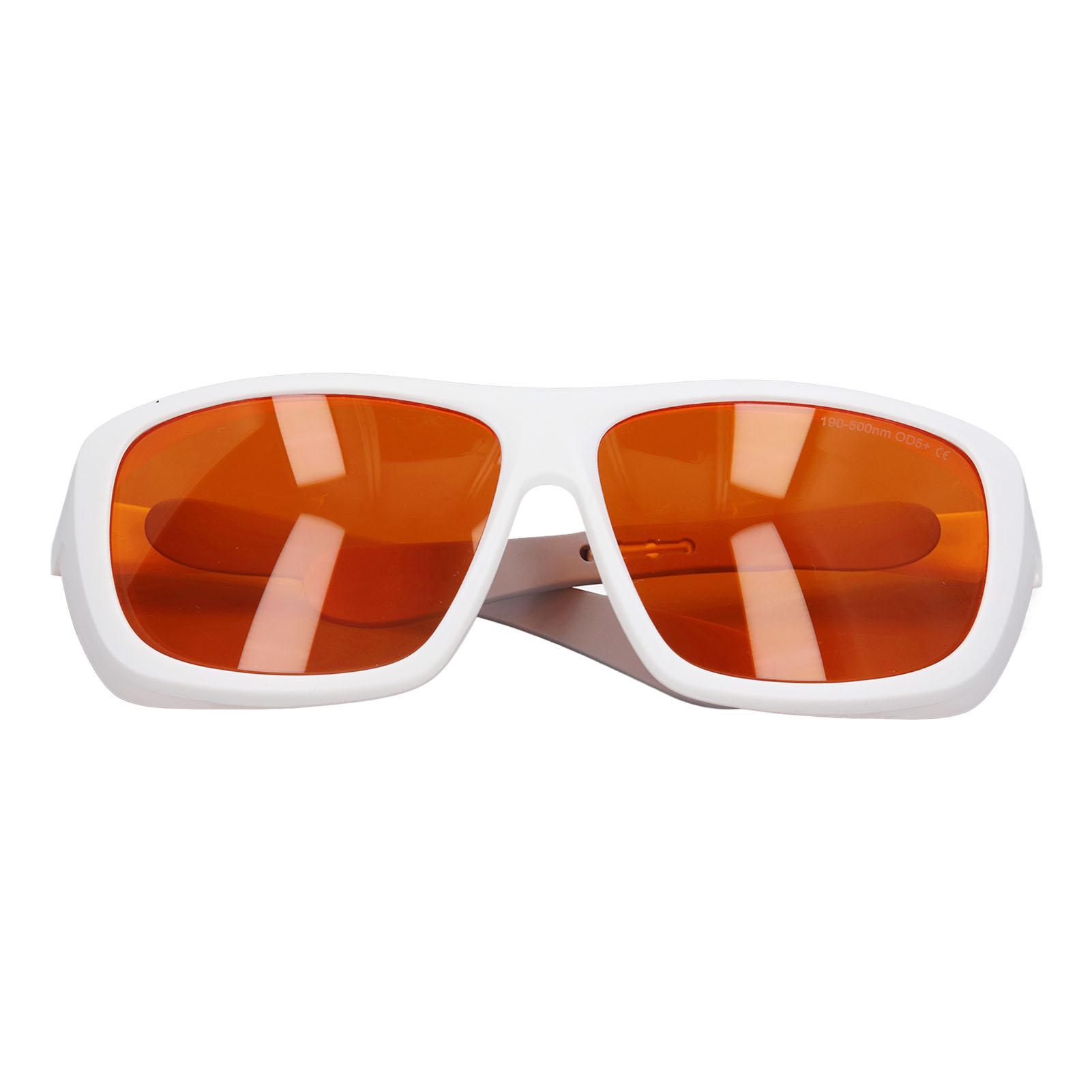 Laserschutzbrille Aus Kunststoff Für Glasfaserprojekte, Wellenlänge 180–500 Nm, Weiß, Augenschutz