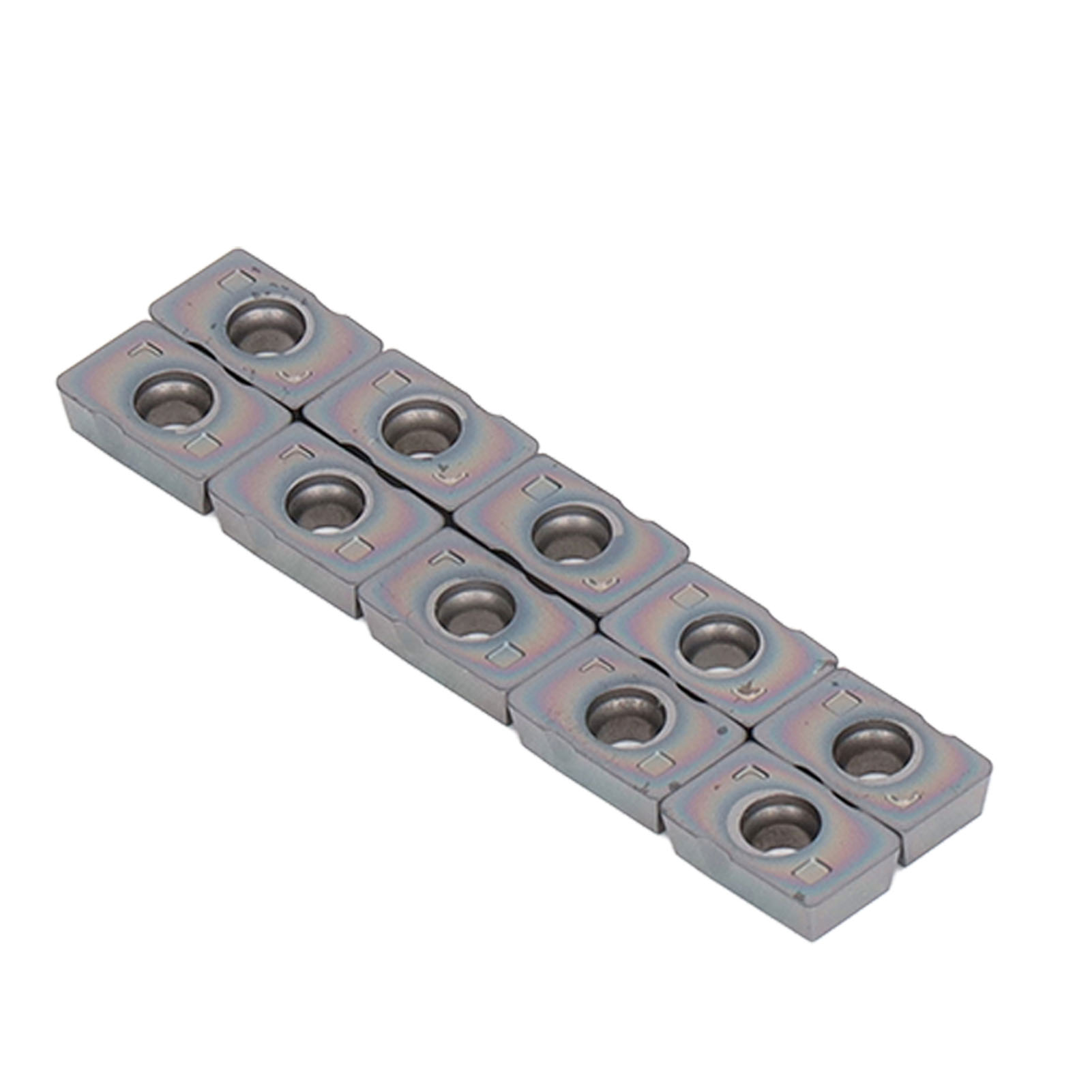 Satz Von 10 Hartmetall-dreheinsätzen Mphw060308zel, Cnc-schneidklinge, Fräs- Und Drehwerkzeug, Profi-set, Präzision Und Langlebigkeit.