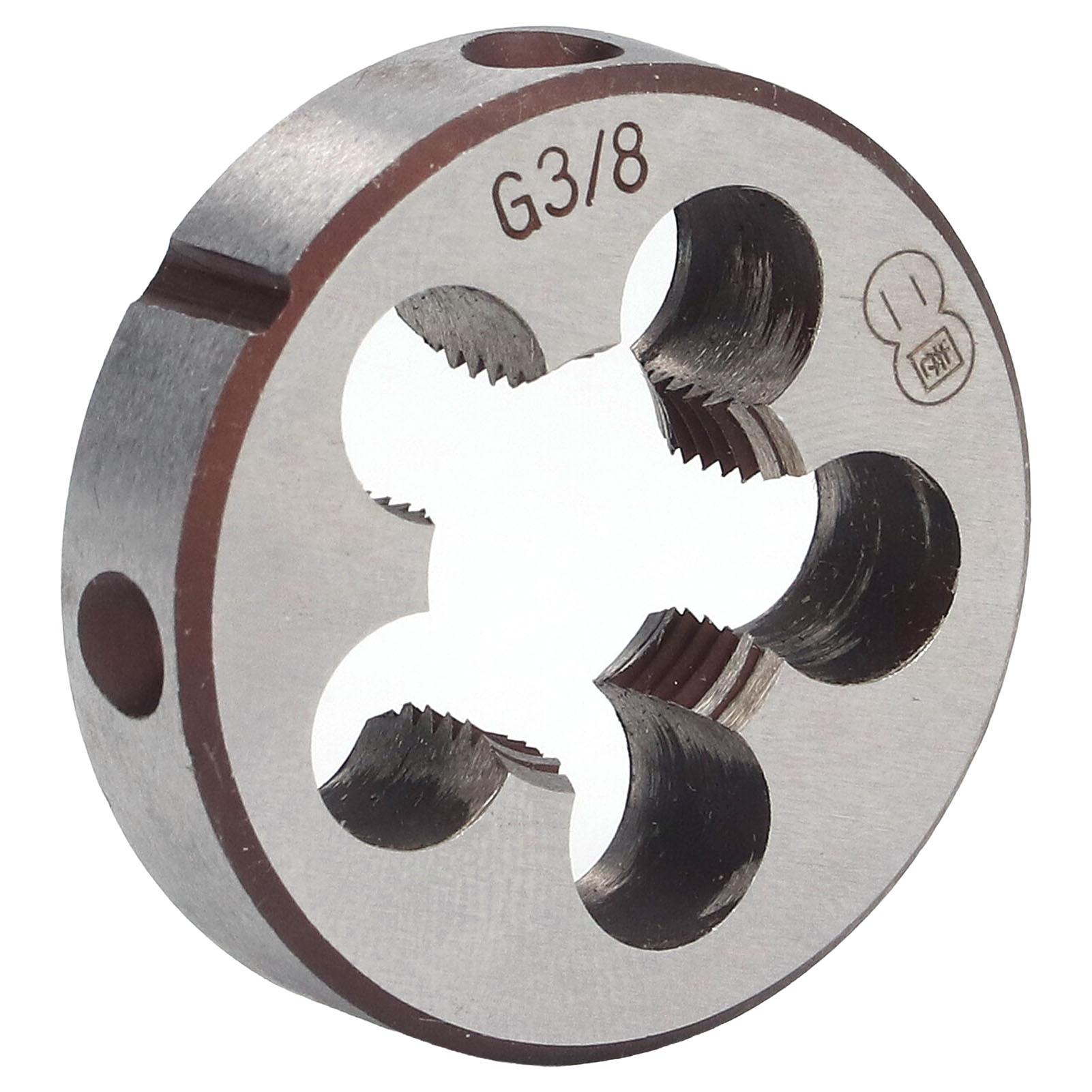Runder Gewindebohrer Aus Legiertem Stahl Für Die Reparatur Von G3/8-gewinden, Zylindrisches Gewindeschneidwerkzeug Mit 5 Spanabfuhrlöchern, Manueller Gewindeschneider.