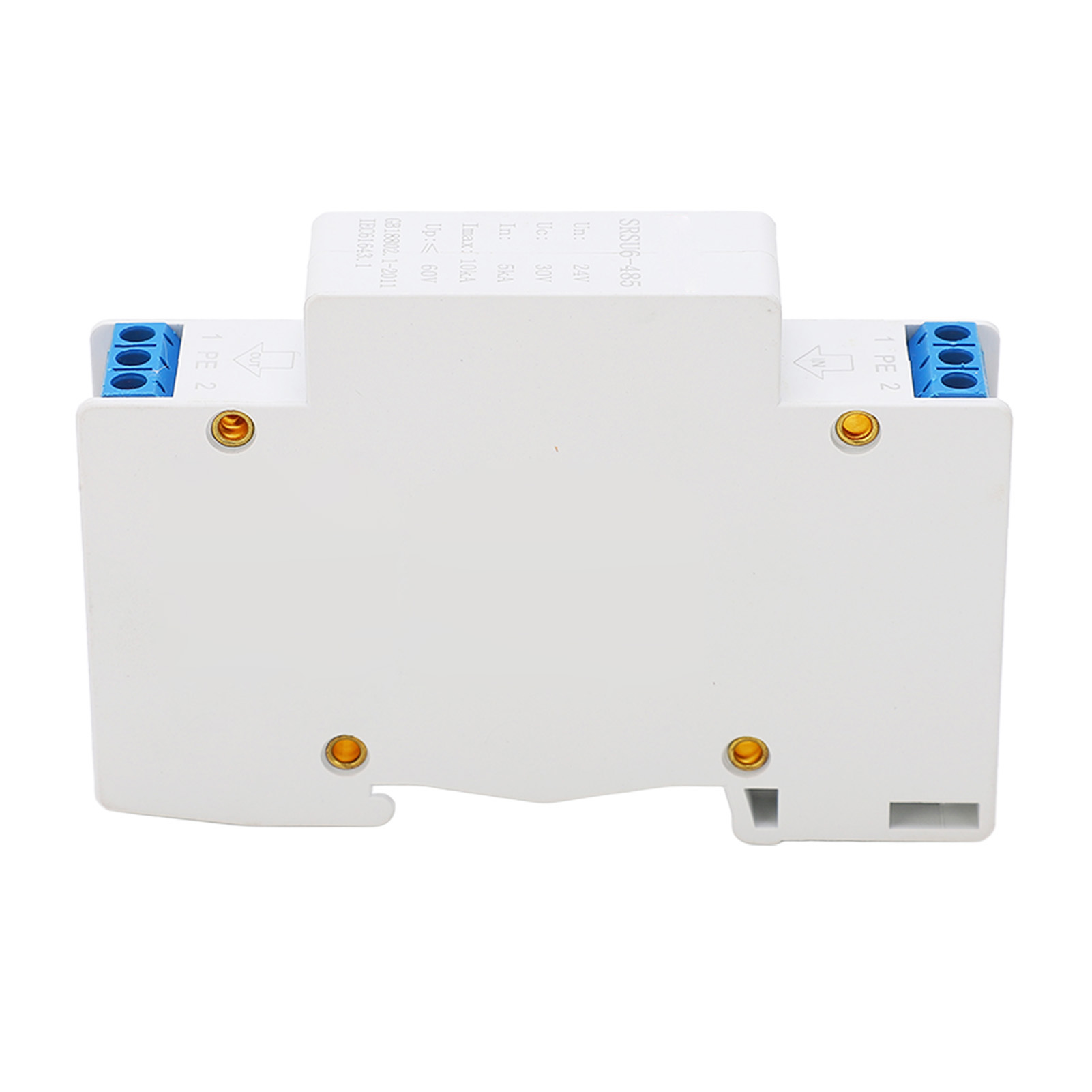 Modularer 24v-überspannungsableiter Für Din-schiene, Blitzschutz Mit Schneller Reaktionszeit, Überspannungsableiter Für Schaltschränke, 24-volt-schutzmodul.