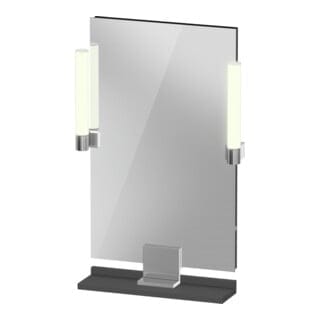 Duravit LED-Spiegel 9 W Sivida 45x65x3,6cm, gra m, Leu., au, stl, G chr