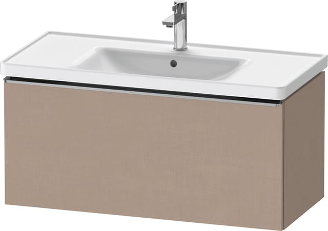 Duravit Waschtischunterschrank D-Neo 98,4x45,2cm, ES geb/Lei, 1 Ausz., wandhängend