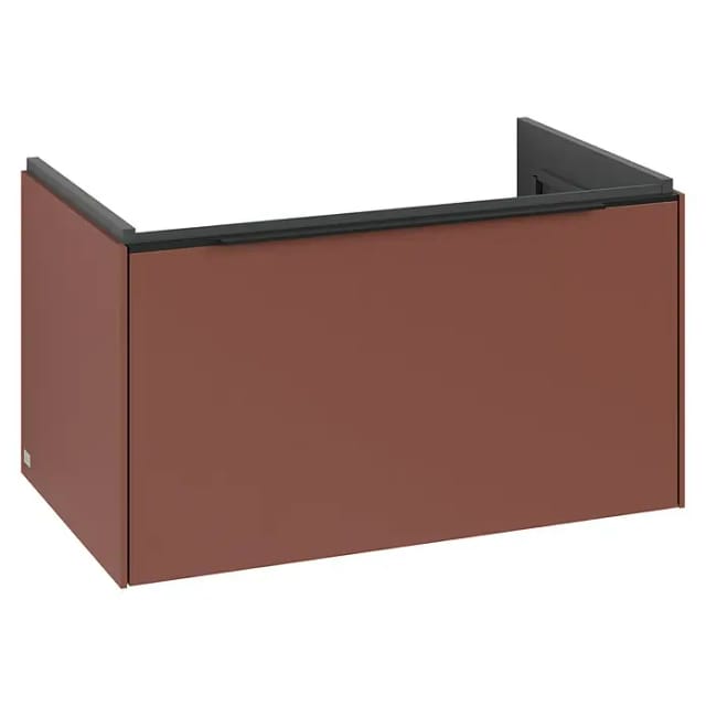 V&B Waschtischunterschrank Subway 3.0 77,2x42,9x47,8cm, m LE/Gr vo bla, wine r