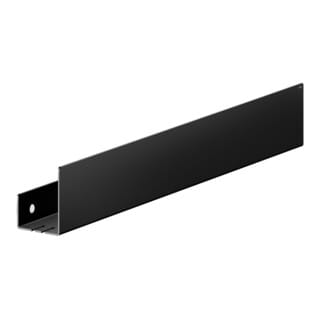 Keuco Duschablage 610-800mm, 120x90, schwarzgrau