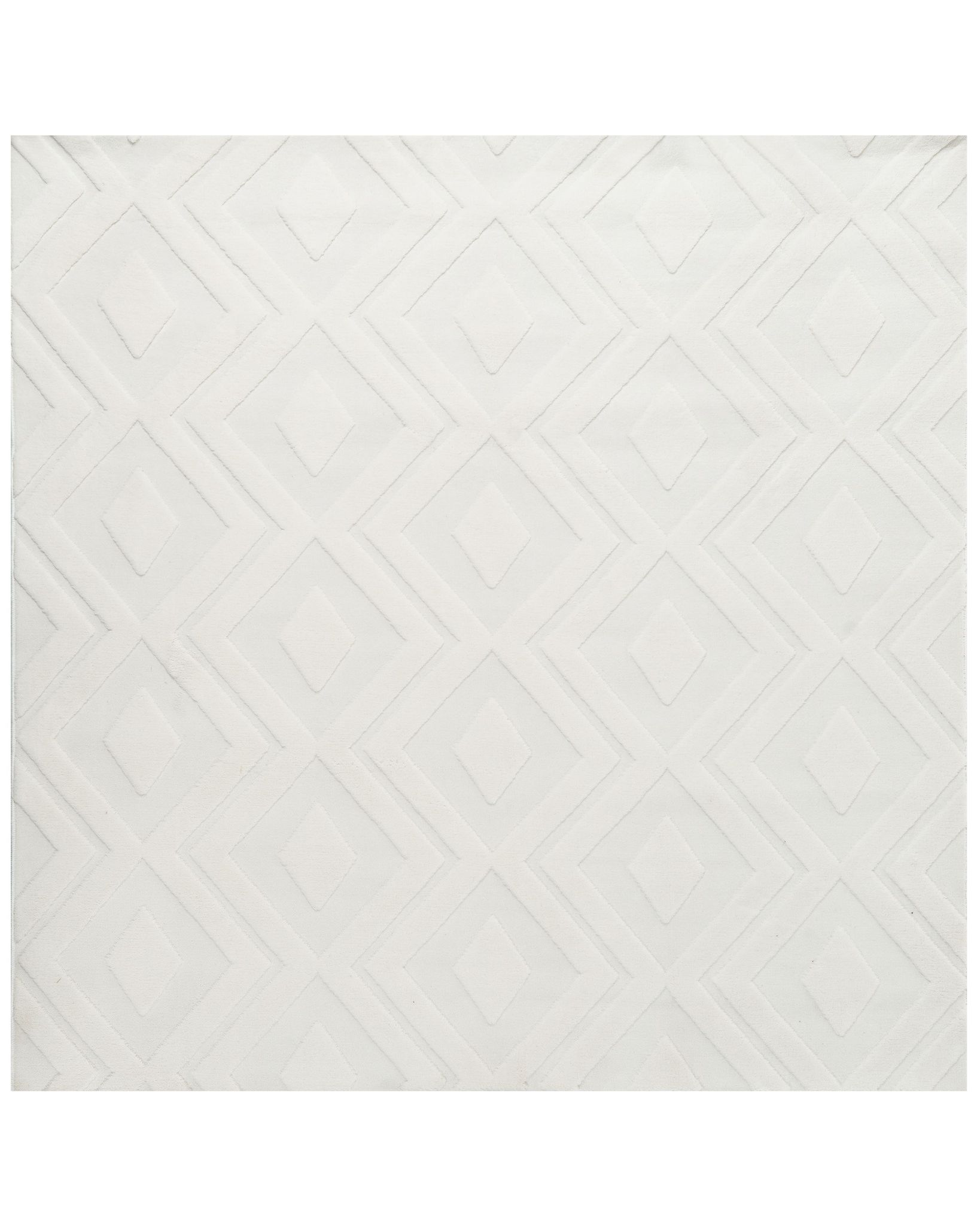 Teppich Kevirel Cremeweiß 160 X 160 Cm