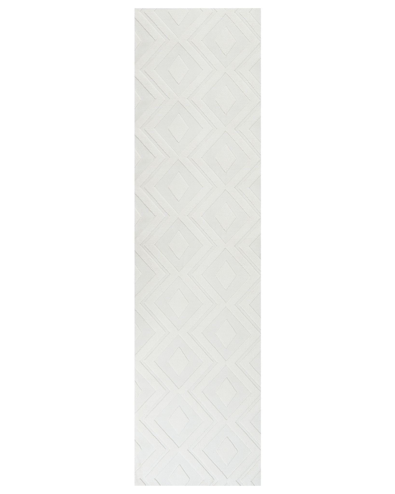 Teppich Kevirel Cremeweiß 80 X 300 Cm