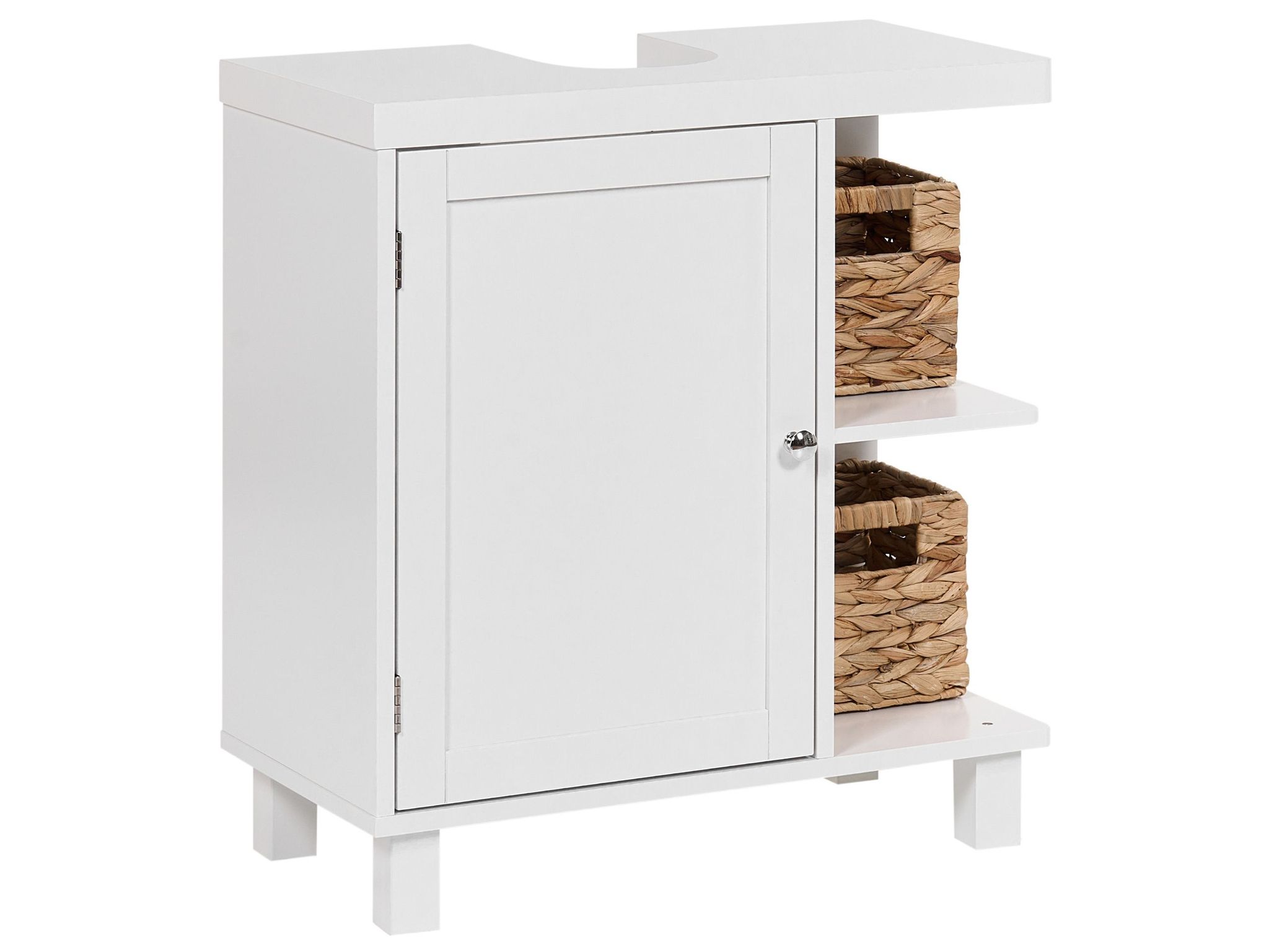 Waschbeckenunterschrank Pacllon 60 Cm Weiß