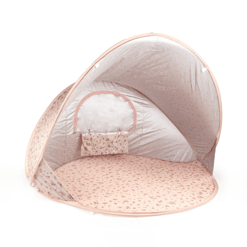 [gebraucht] B-ware Bieco Strandmuschel Dreamy Flowers Uv-schutz 40+ Pop-up 130x115x130 Cm