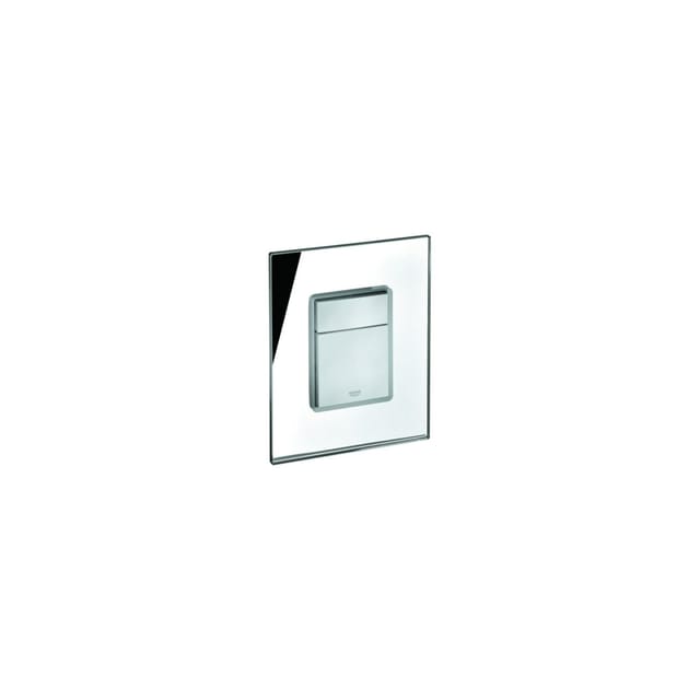Grohe Abdeckplatte 42369 mit Drucktaste spiegelglas
