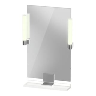 Duravit LED-Spiegel 9 W Sivida 45x65x3,6cm, w g, Leu., au, stl, Gr. chr
