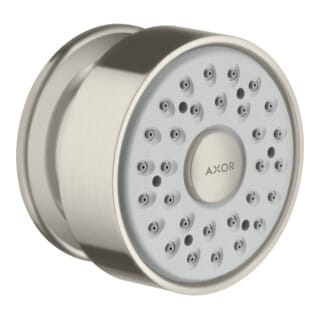 hansgrohe Seitenbrause Axor rd Ros., schwenkb., 1j, Edelstahl-Optik