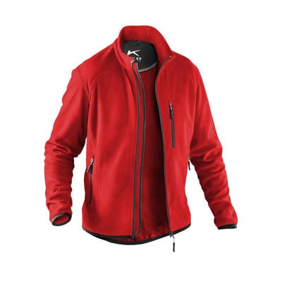 Kübler Fleecejacke mittelrot XXL