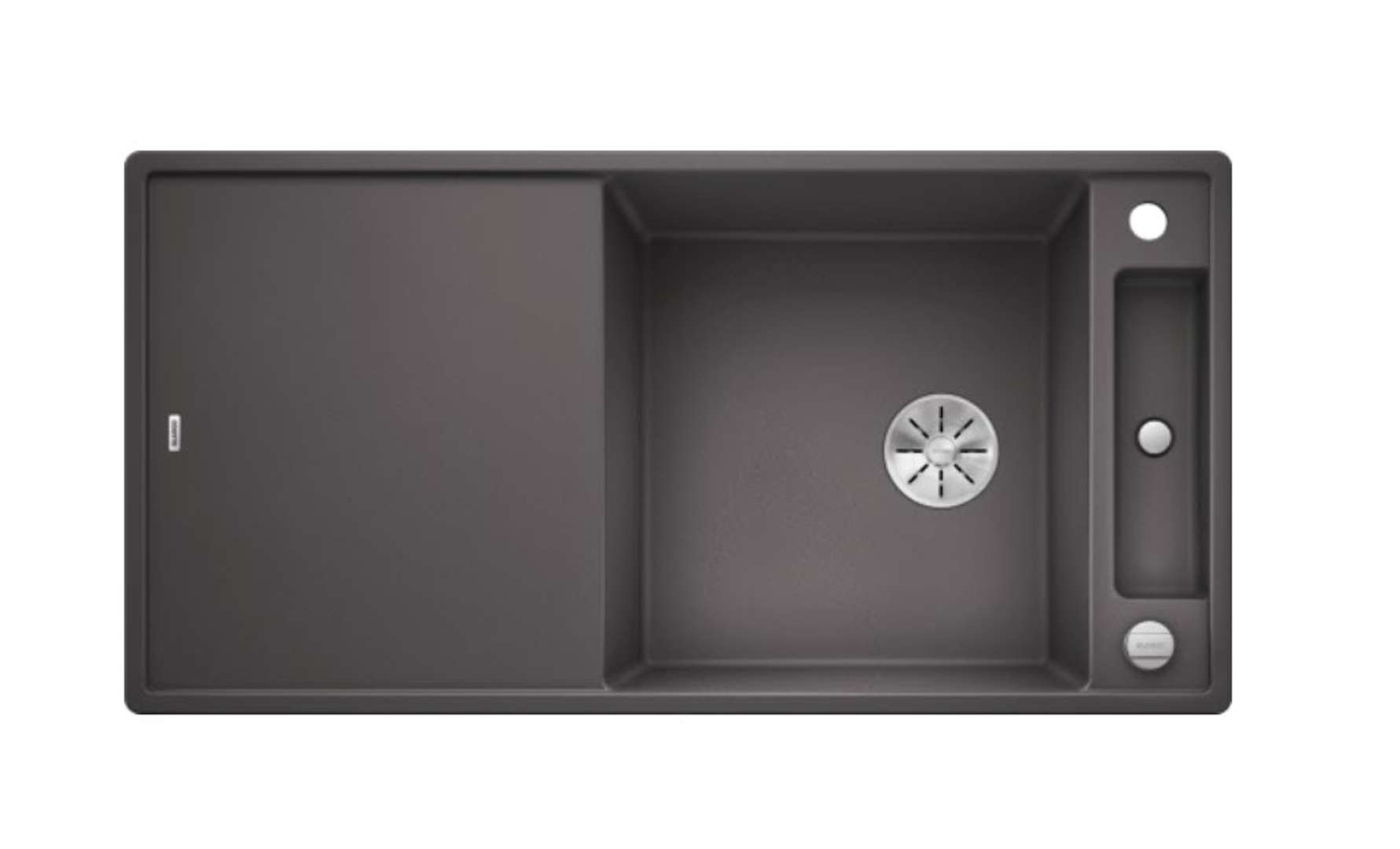 Blanco Axia Iii Xl 6 - Silgranitspüle, 100x51 Cm, Mit Zubehör, Infino, Felsgrau 523501