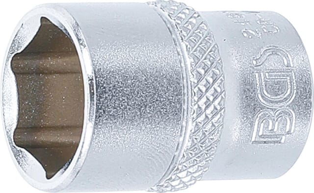 BGS Steckschlüssel-Einsatz Sechskant Antrieb Innenvierkant 6,3 mm SW 13 mm