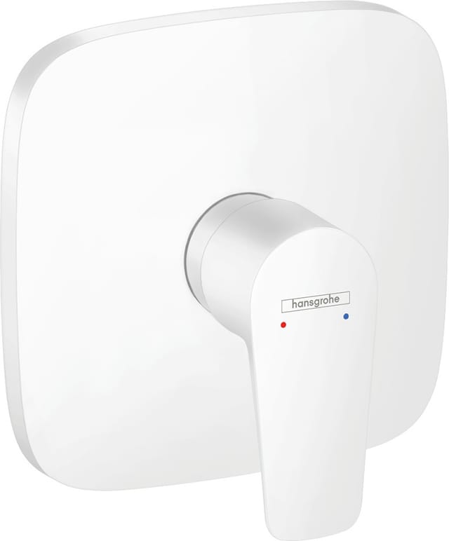 hansgrohe Fertigmontageset Talis E UP-Brause-Einhebelmischer, 1 Verbraucher, mattweiß