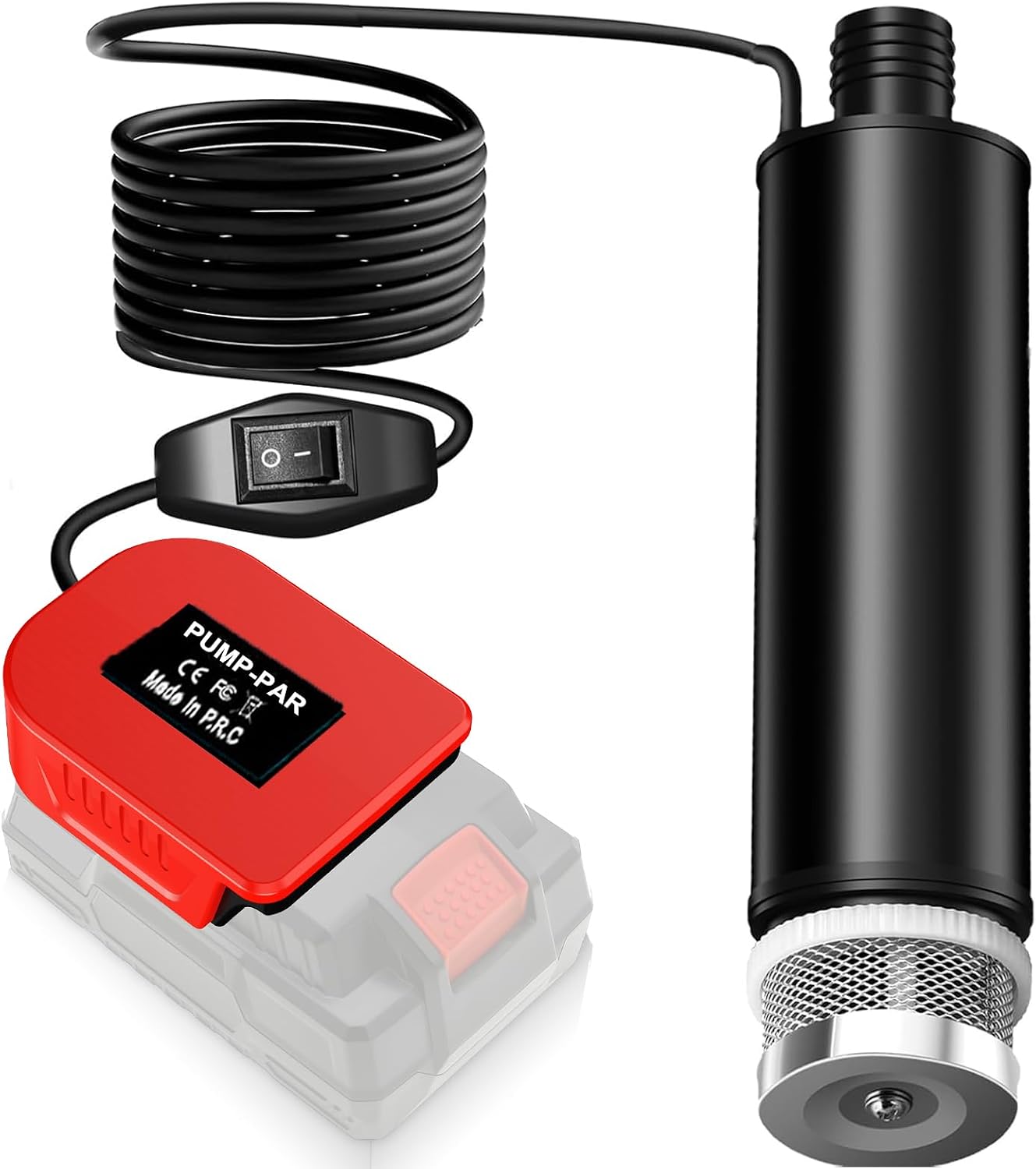 Parkside Xteam 635 Gph Akku-tauchpumpe, Kabellose Wasserpumpe Mit Sedimentfilter, 100-w-hochleistungs-akku-umwälzpumpe Für Schwimmbad, Garten Und Badewanne