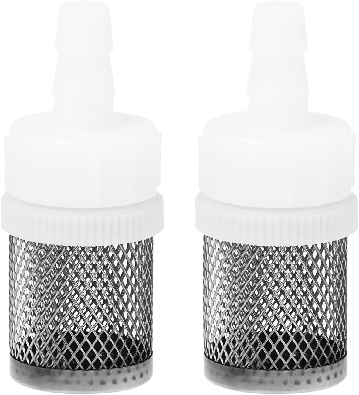 Ansaugfilter Aus Edelstahlgewebe Mit 8-mm-schlauchanschluss, Saugfilter Für Wasserpumpe (2x)