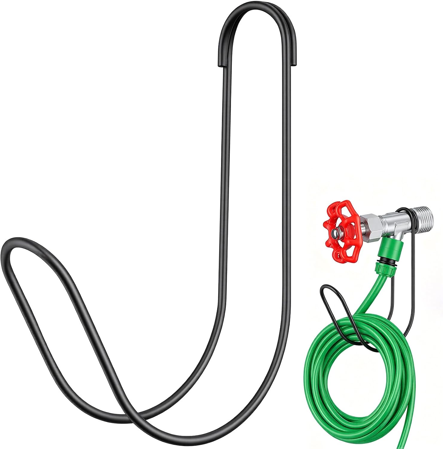 Metall-gartenschlauchhalter, Wandhaken, Wandmontierter Gartenschlauchhalter, Robuster Metall-gartenschlauchhaken, Metallhaken Für Garten, Garage Oder Hof