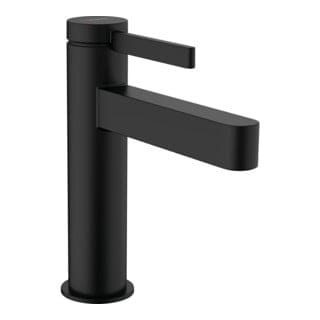 hansgrohe Waschtisch-Einhebelmischer 110 Finoris m Zugst.Abl.Gar., schwarz matt