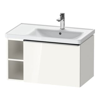 Duravit Waschtischunterschrank D-Neo 78,4x45,2cm, 1 A, B re, ES geb/we hgl
