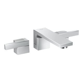hansgrohe Fertigmontageset Axor Edge 3-L-UP-WT-Arm., Diamantschliff, chrom