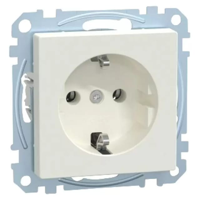 Merten SCHUKO-Steckdose pws mit Steckklemme MEG2301-0419