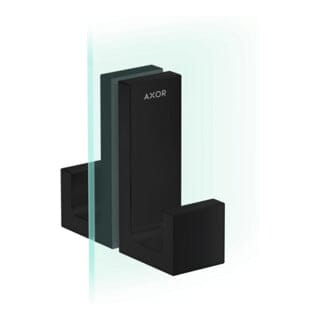 hansgrohe Duschtürg Axor Uni Rectangular mattschwarz