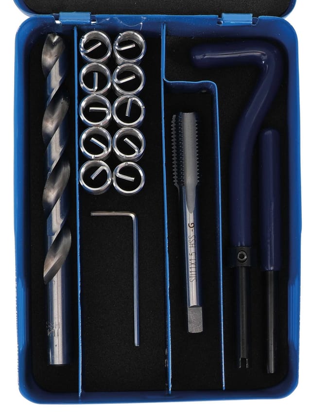 BGS Gewinde-Reparatursatz M11 x 1,5, 14-tlg.
