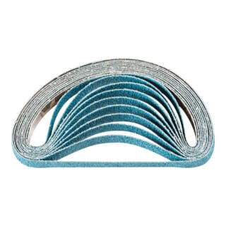 PFERD TOOLS Zirkon Schleifband BA 10x330mm Z60 für hohen Abtrag mit Bandschleifer