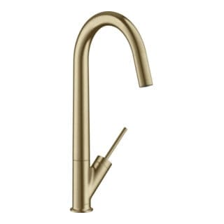 hansgrohe Spültisch-Einhebelmischer 300 Axor Starck mit Schwenkauslauf, brushed bronze