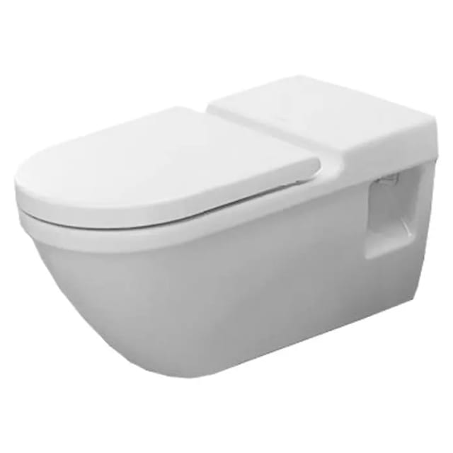 Duravit Wand-WC, Tiefspüler Starck 3 Vital 37x70cm, 6 l, barrierefrei, weiß