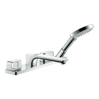 hansgrohe Fertigmontageset Axor Urquiola 4-L-BW-Rand-Arm, A 198mm, pol. gol opt