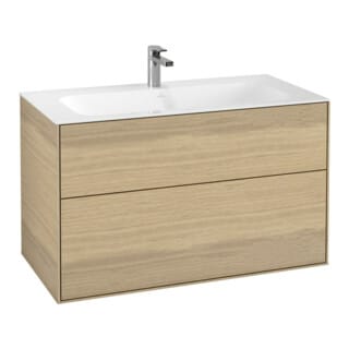 V&B Waschtischunterschrank Finion 99,6x59,1x49,8cm, Oak Veneer