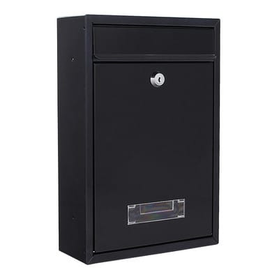 ROTTNER Briefkasten Tarvis mit Zylinderschloss anthrazit pulverb.