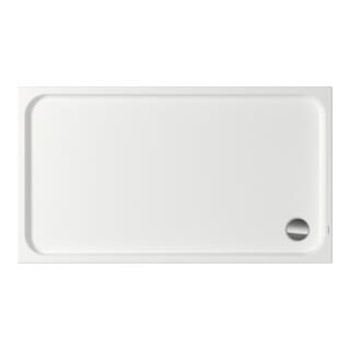 Duravit Rechteck-Duschwanne D-Code 160x90x8,5cm, Antislip, weiß