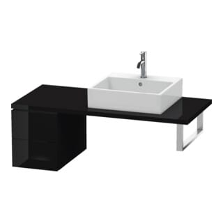 Duravit Unterschrank L-Cube 32x54,7cm, sw hgl, f Kons, 2 Schubkästen