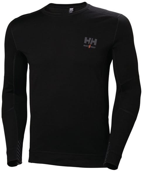 Helly Hansen Funktionsshirt Life Merino, schwarz, Gr. M