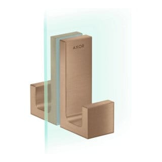 hansgrohe Duschtürg Axor Uni Rectangular brushed red gold