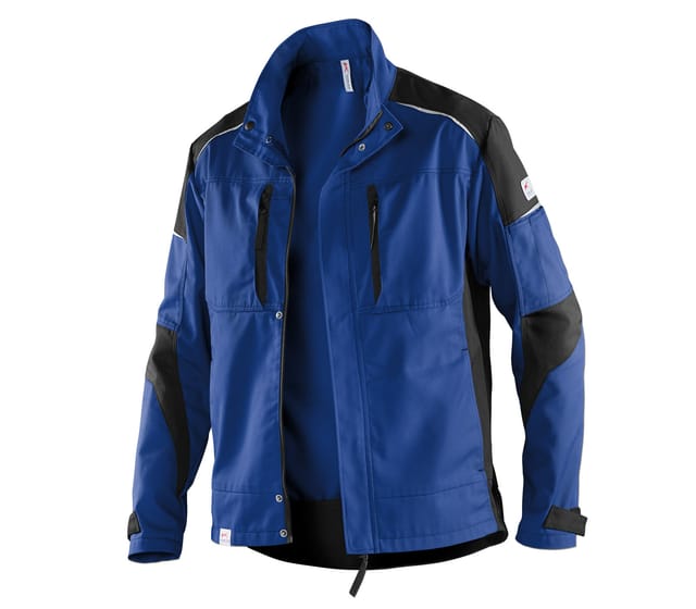 Kübler ActiviQ Jacke 1250 kornblumenblau/schwarz Größe 4XL