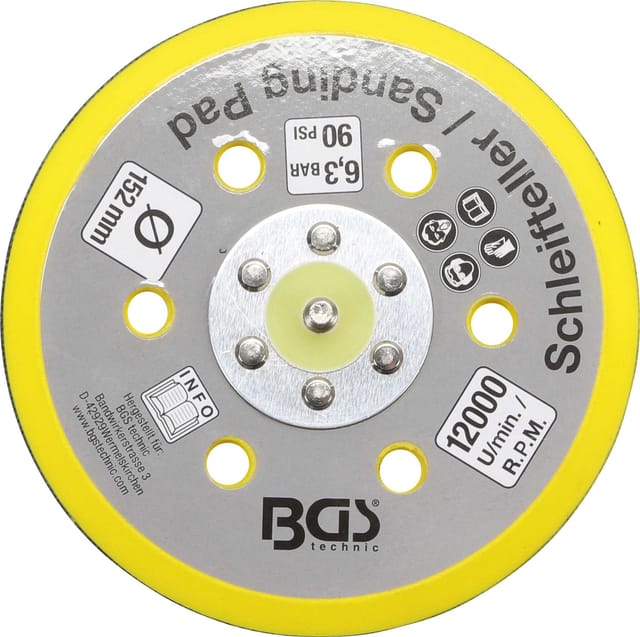 BGS Klett-Teller für Art. 3290, 8688 8688-23, Ø 152 mm