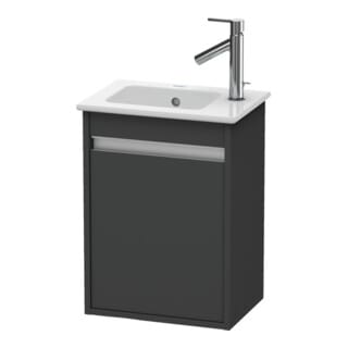 Duravit Waschtischunterschrank Ketho 40x28,5x55cm, wandhängend, T li, graphit matt
