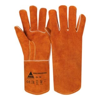 Hase Sicherheitshandschuhe Mühlheim Brown für Schweisser Größe 10