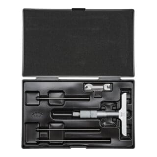 Mitutoyo Tiefenmessschraube, wechselbare Einsätze 0-100 mm, 101 mm Basis